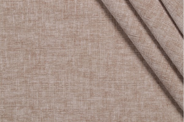 Sample of Covington Baras Woven Chenille Upholstery Fabric in 197-Flax 