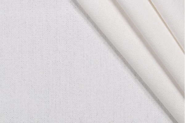 Covington Redford Woven Cotton Decorator Fabric in 11-White 