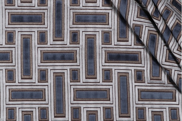 Covington Brix City Velvet Upholstery Fabric in 540-Haze 