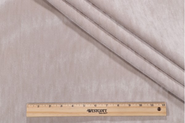 PK Lifestyles Kashmiri Velvet Upholstery Fabric in Oat