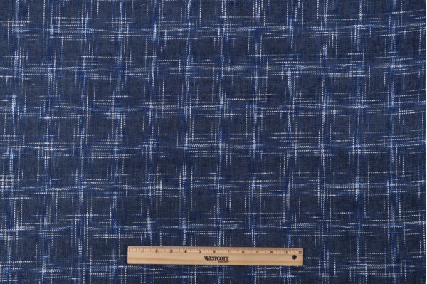 PK Lifestyles Hampton Plaid Upholstery Fabric in Cobalt