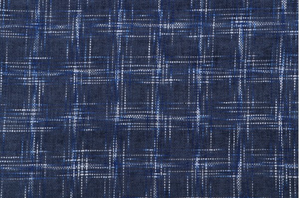 PK Lifestyles Hampton Plaid Upholstery Fabric in Cobalt