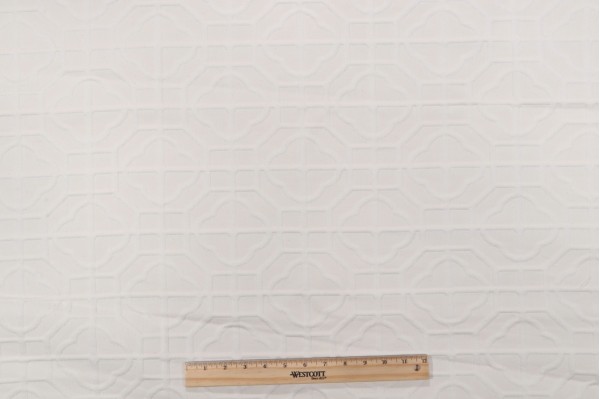Thibaut Carter Woven Matelasse Decorator Fabric in Off White W72779