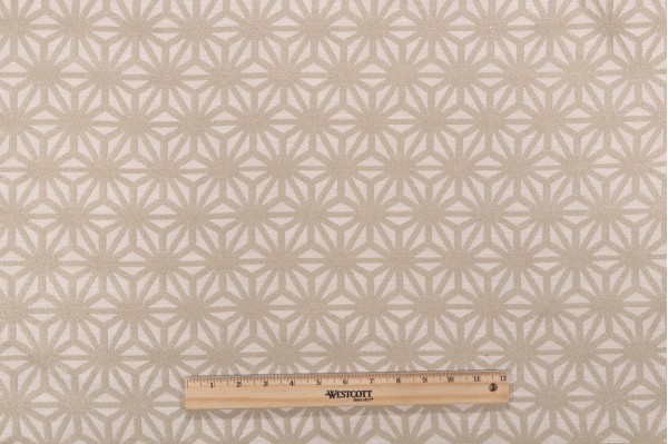 Thibaut Starburst Woven Decorator Fabric in Beige W72778