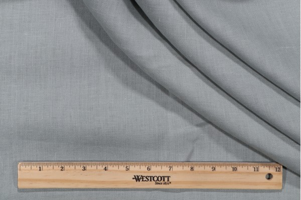 Thibaut Arran AW2593 Woven Linen Decorator Fabric in Blue