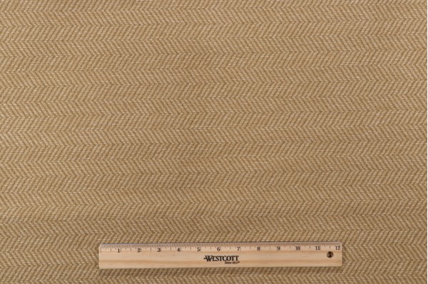 1 Yard Thibaut Hempstead Herringbone W72973 Woven Upholstery Fabric in Lichen