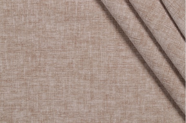 Sample of Covington Baras Woven Chenille Upholstery Fabric in 197-Flax 