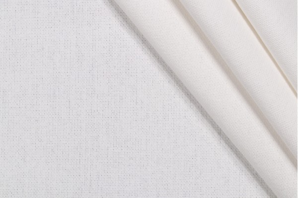 Covington Redford Woven Cotton Decorator Fabric in 11-White 