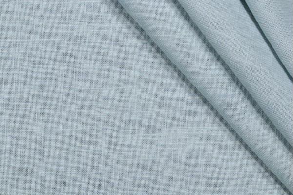 Covington Jefferson Linen Woven Drapery Fabric in 53-Sky 