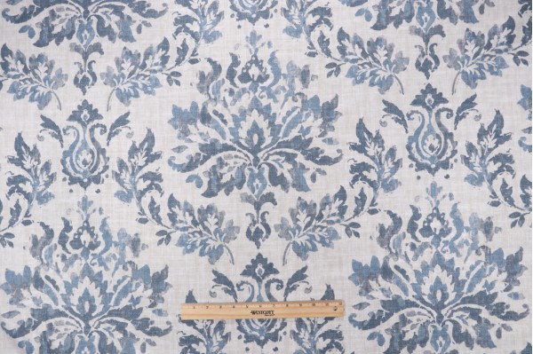 Click for Covington Vanessa Printed Cotton Blend Drapery Fabric in 51-Denim  Covington Vanessa Printed Cotton Blend Drapery Fabric in 51-Denim