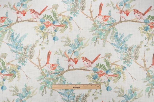 Click for Covington Emilia Printed Cotton Drapery Fabric in 100-Multi  Covington Emilia Printed Cotton Drapery Fabric in 100-Multi