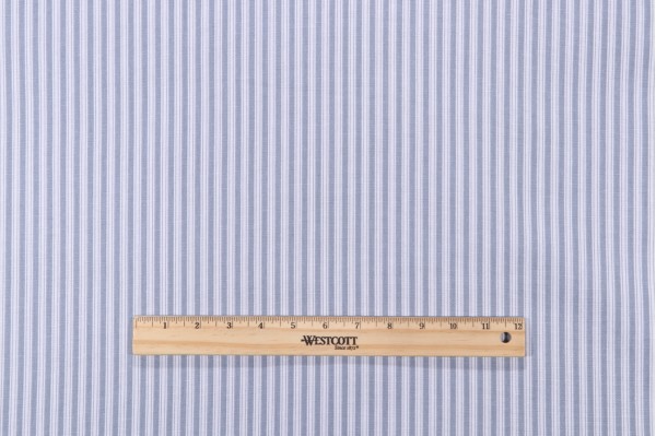 Magnolia Home Polo Stripe Printed Cotton Drapery Fabric in Sail 