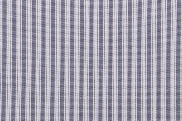 Magnolia Home Polo Stripe Printed Cotton Drapery Fabric in Slate 