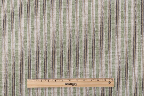 Sample of Magnolia Home Jasper Printed Cotton Drapery Fabric in Pear 