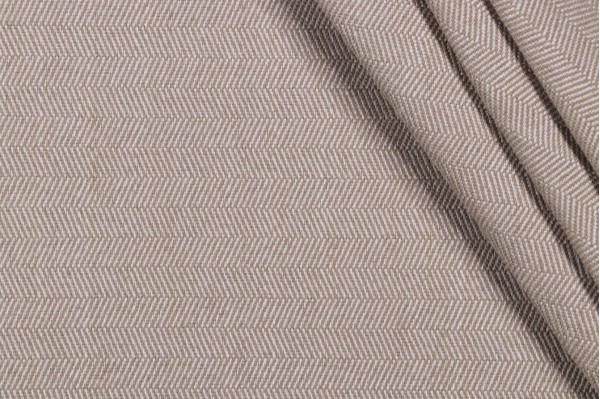 Sample of Magnolia Home Telluride Woven Upholstery Fabric in Taupe 