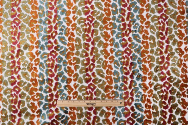 Hamilton Zelda Velvet Upholstery Fabric in Berry 