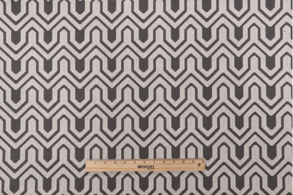 Thibaut Montserrat W77992 Woven Upholstery Fabric in Charcoal