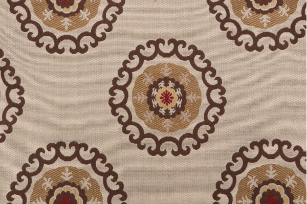 Aayan Woven Upholstery Fabric in Spice Garden
