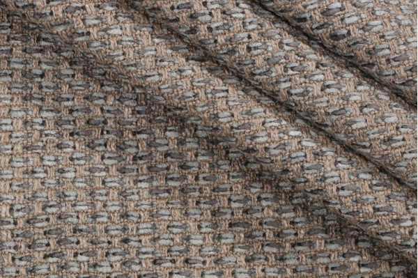 Shelton Woven Chenille Upholstery Fabric in Greystone