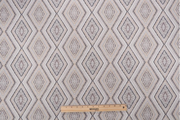 Jaydon Woven Upholstery Fabric in Granite