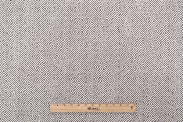 Riddle Woven Upholstery Fabric in Graphite