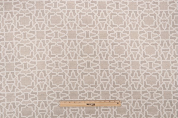 Rhodes Woven Backed Outdoor Fabric in Pebble