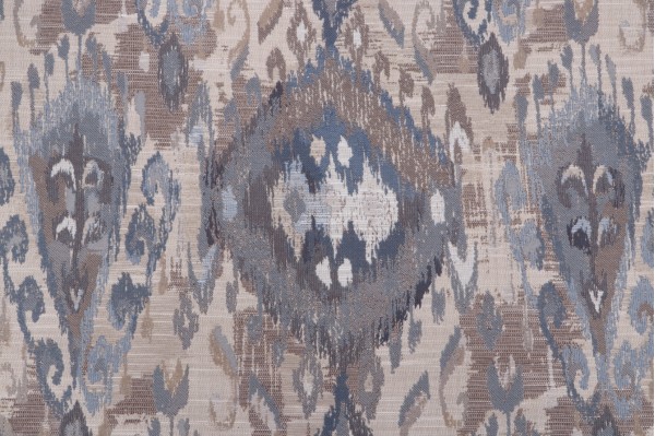 Aham Woven Outdoor Fabric in Blue