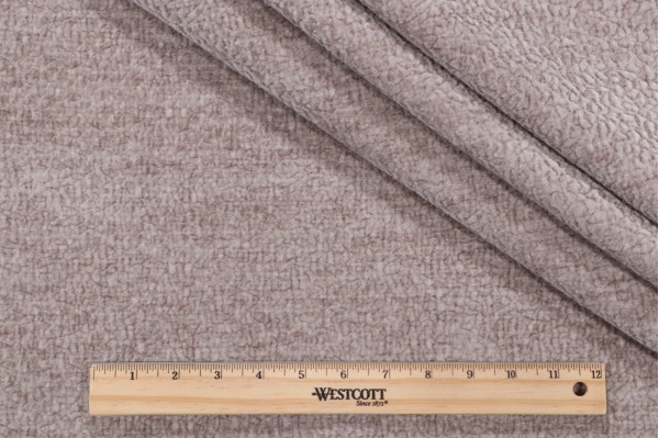Riddle Woven Chenille Upholstery Fabric in Smoke