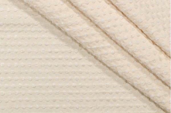 Thibaut Cotton Tails W99230 Woven Chenille Upholstery Fabric in Cream