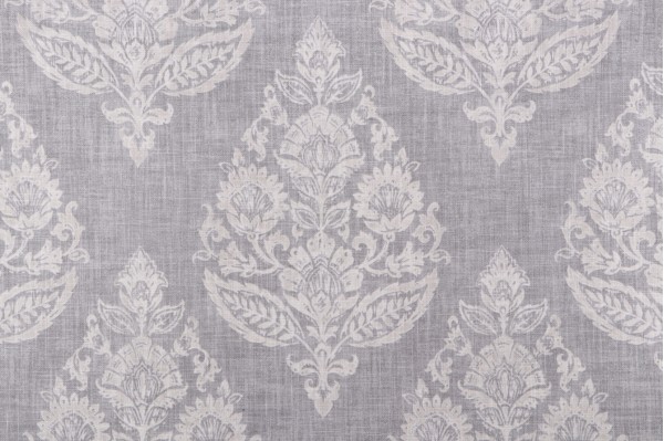 Sample of Jennifer Adams Lydia Printed Cotton Blend Drapery Fabric in 952-Stone for Covington 