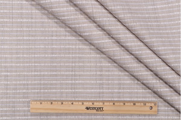 Crypton Jude High Performance Woven Upholstery Fabric in Ash