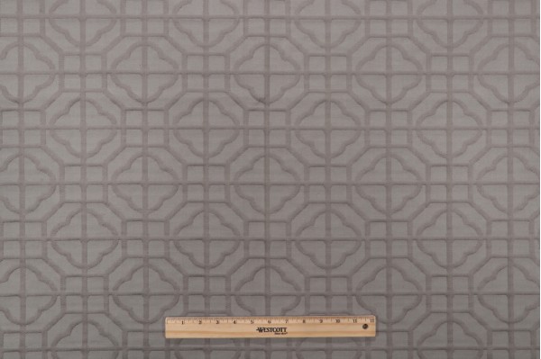 Thibaut Carter W74361 Matelasse Upholstery Fabric in Mushroom