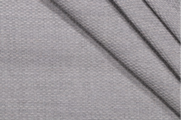 Sunbrella Castelle Woven Solution Dyed Acrylic Outdoor Fabric in Silver Grey
