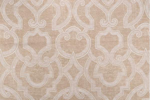 Thibaut Barrowgate F94716 Printed Linen Blend Drapery Fabric in Beige