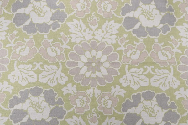 Click for 1 Yards Anna French Shima AF2586 Printed Linen Blend Drapery Fabric in Apple Green for Thibaut Anna French Shima AF2586 Printed Linen Blend Drapery Fabric in Apple Green for Thibaut