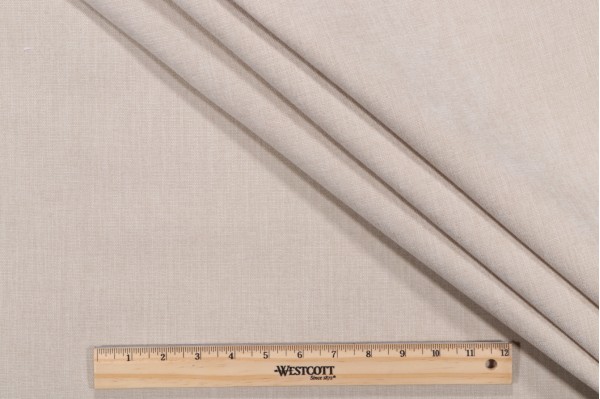 Crypton Bennett High Performance Chenille Upholstery Fabric in Linen