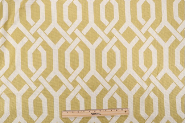 Click for 1 Yards P Kaufmann Printed Drapery Fabric in Chartreuse P Kaufmann Printed Drapery Fabric in Chartreuse
