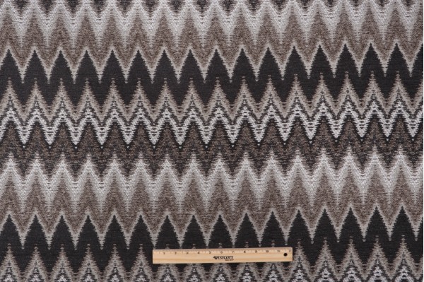 Corinthian Textiles Rawhide Woven Chenille Upholstery Fabric in Smoke