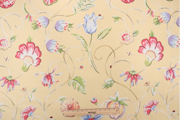 Thibaut Westfield F9157 Printed Cotton Drapery Fabric in Sage