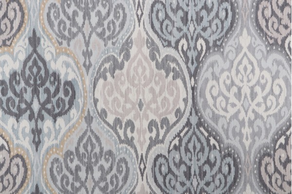 PK Lifestyles Lunar Sky Printed Cotton Drapery Fabric in Birch