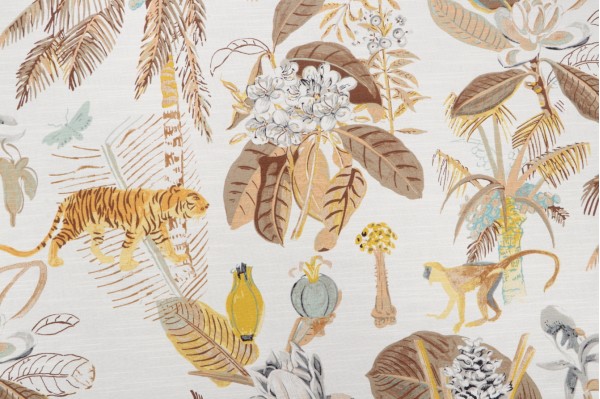 Click for 1 Yards Tommy Bahama Heavenly Kingdom Printed Cotton Drapery Fabric in Linen Tommy Bahama Heavenly Kingdom Printed Cotton Drapery Fabric in Linen
