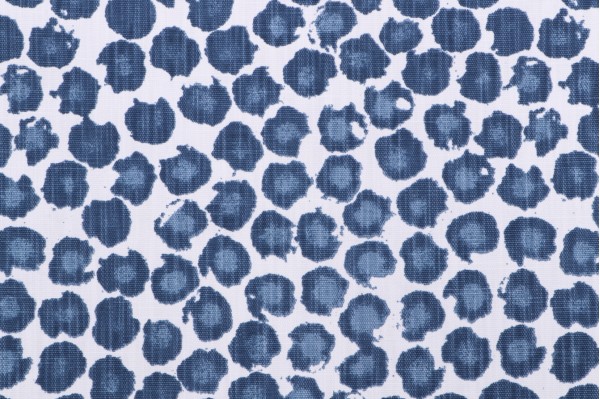 Premier Prints Freedom-Slub Linen White Printed Drapery Fabric in Bermuda