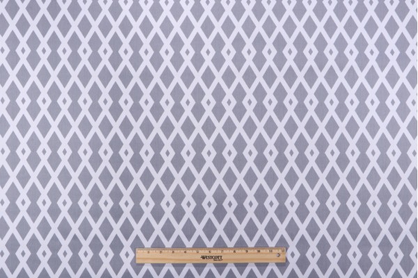 Click for 1 Yards Robert Allen Best Fret Printed Drapery Fabric in Nickle Robert Allen Best Fret Printed Drapery Fabric in Nickle