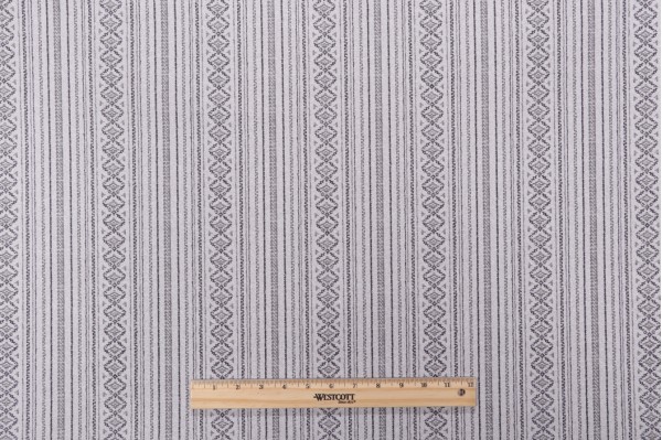 Magnolia Home Bindu Printed Drapery Fabric in Metal