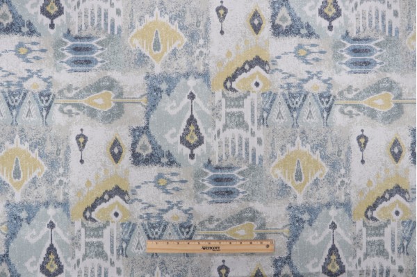 Magnolia Home Jambi Printed Drapery Fabric in Tide