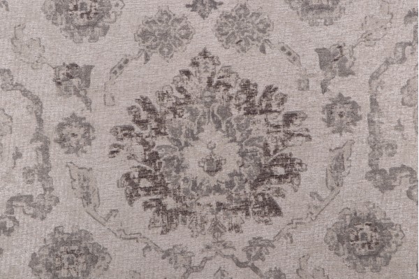 Mill Creek Divertimento Woven Chenille Damask Upholstery Fabric in Stone