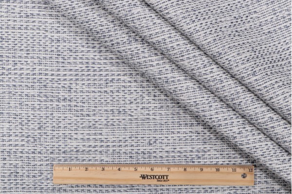 Magnolia Home Brighton Woven Upholstery Fabric in Navy