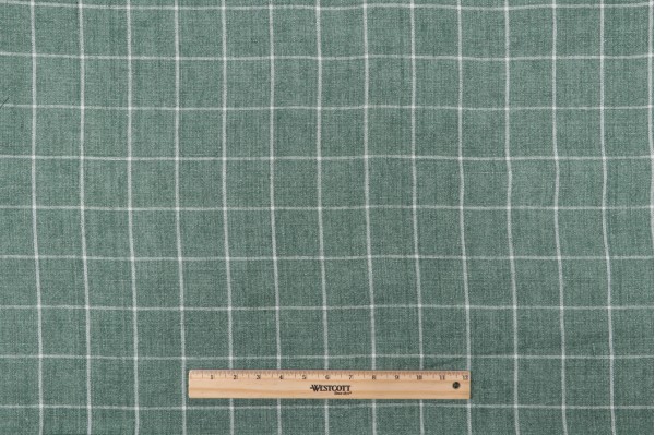 Click for 1 Yards P Kaufmann Bennet Woven Decorator Fabric in Basil P Kaufmann Bennet Woven Decorator Fabric in Basil