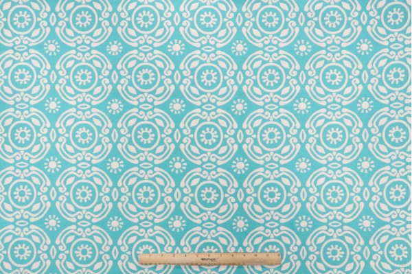 Thibaut Soleil W77982 Matelasse Upholstery Fabric in Aqua