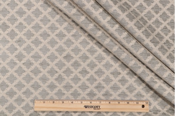 Thibaut Cambridge W73750 Woven Chenille Upholstery Fabric in Grey